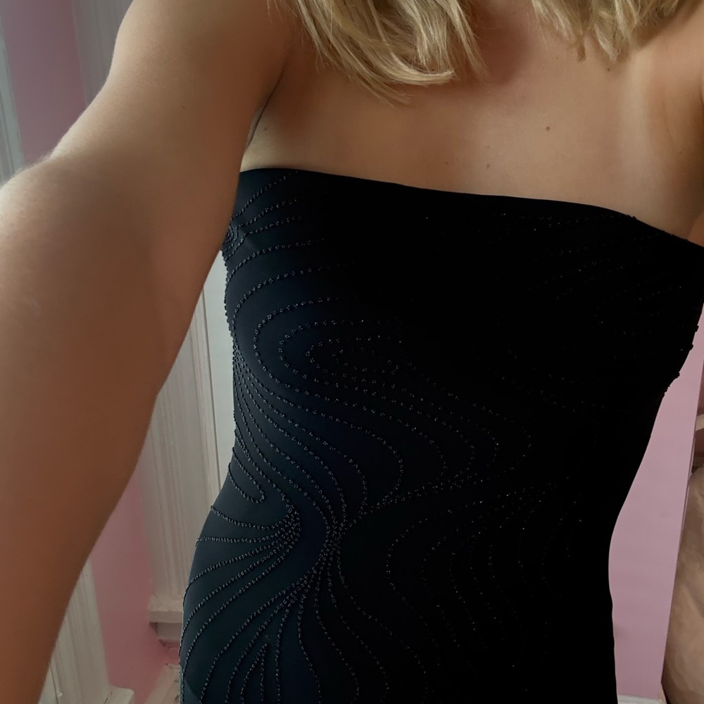 Chic Strapless Black Dress